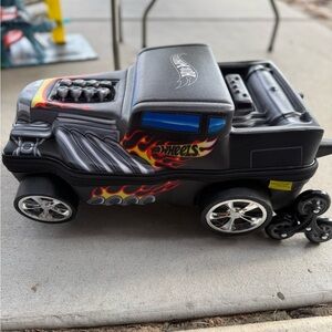 NWT Hot Wheels Bone Shaker carry on suitcase/backpack.